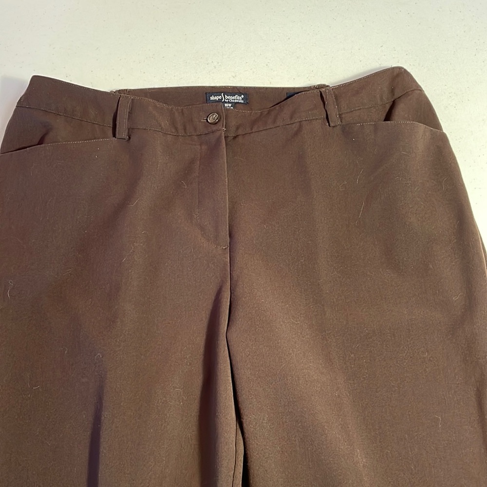Chadwick’s Shape Benefits Brown Trouser 16W